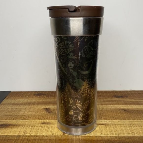 Starbucks Other - 2007 Starbucks Mermaid Double Tail 16oz Grande Travel Tumbler